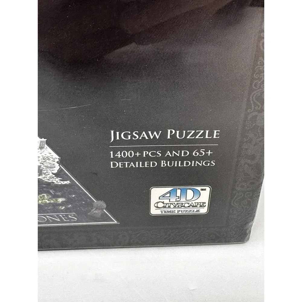 4D Cityscape Game of Thrones: 3D Map Puzzle of Westeros NEW SEALED